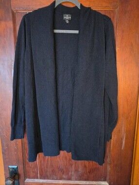 Black cardigan